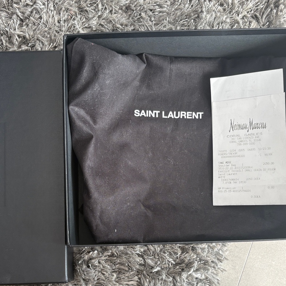 YSL Beige Quilted Crossbody Bag - Picture 10 of 11